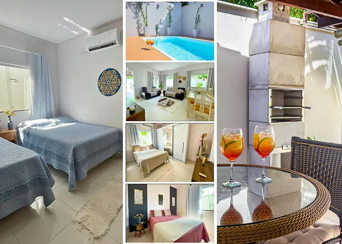 Casa Privativa De 3 Quartos Com Piscina Com Aquecimento Solar A 800M Das Praias De Taperapuan, Ar Condicionado, Wifi 110Mbps, Churrasqueira, Garagem Para 02 Carros